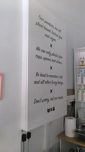 I love their eco consciousness at Cats & Monsters  in Athens