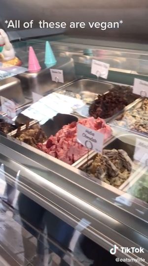 All vegan ice cream at Cats & Monsters  in Athens
