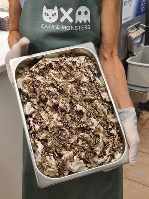 Halva chocolate at Cats & Monsters  in Athens