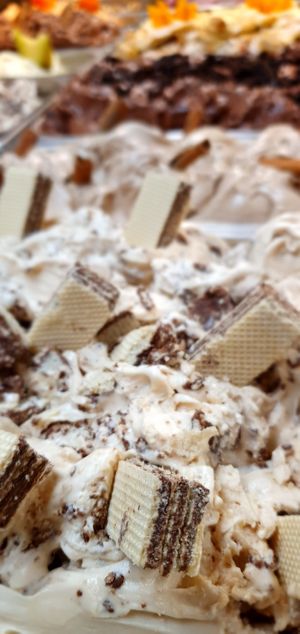 Hazelnut Wafers at Cats & Monsters  in Athens