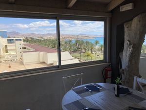 View from restaurant   at B-Side Cafe in Fuerteventura