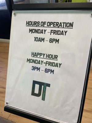 Hours (as of August 2021) at The Downtowner in Stockton