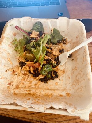 Vegan Taco salad  at The Downtowner in Stockton