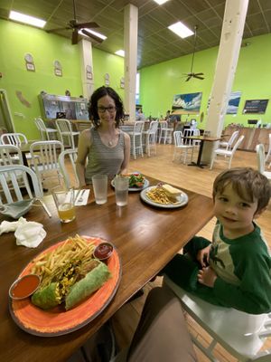 Happy vegans  at The Downtowner in Stockton