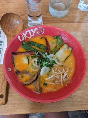 Vegan Udon (26.5€) - 3.5/5. at Ukiyo Noodlebar - Frontenex in Geneva