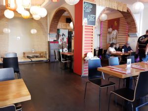 Interior (sorry about quality) at Ukiyo Noodlebar - Frontenex in Geneva