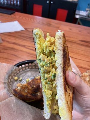 Chickpea Salad Sandwich  at Escape Velocity Brewing in Lafayette