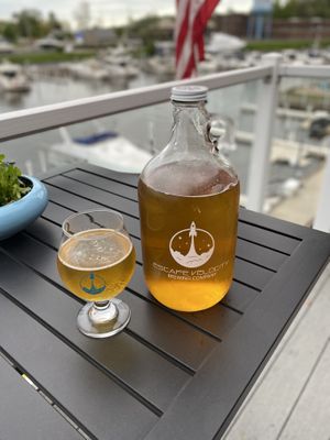 Growlers to go!  at Escape Velocity Brewing in Lafayette