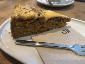 Rübli-Kuchen ❤️  at Das Kaff - Bagel Bar & Coffee Salon in Muelheim