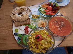 Breakfast at Das Kaff - Bagel Bar & Coffee Salon in Muelheim