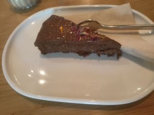 No Sugar Chocolate at Das Kaff - Bagel Bar & Coffee Salon in Muelheim