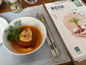 Tartar made from beans with hummus at ROSE in Hayingen
