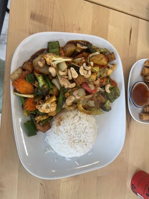 Nr. 7 Vegetale stir fry   at Pinto Thai in Herning