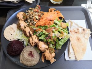 Freddie plate at Veg'hip in Brussels