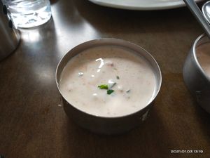 Mixed yogurt at Raj Restaurant - Biopolis in Central Singapore