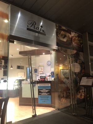 Shop front  at Raj Restaurant - Biopolis in Central Singapore