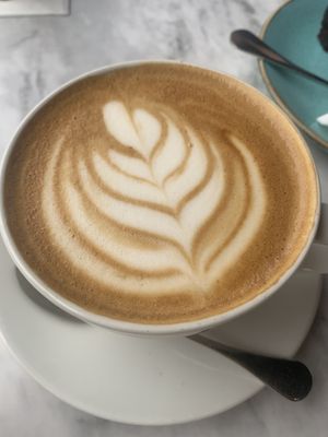 latte  at Gordon St Coffee in Edinburgh