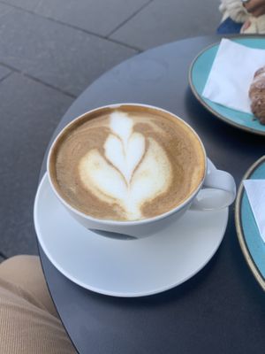 soy latte  at Gordon St Coffee in Edinburgh