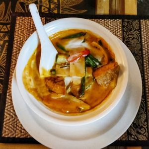 Red curry with tofu at Thai D Food Bar in Shrewsbury