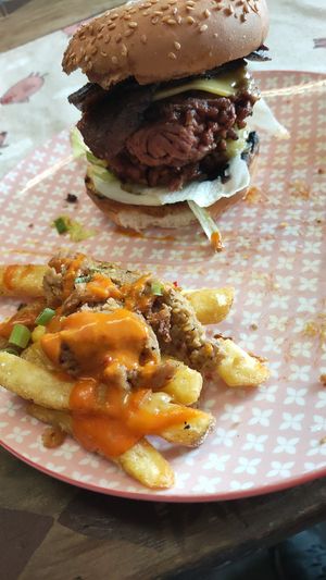 Forgot to take a photo when it arrived so half is missing. at Not Today Seitan in Oswestry