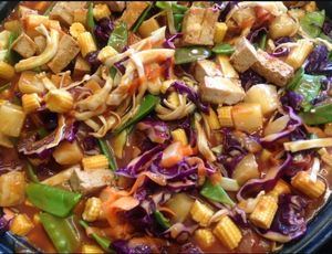 Amazing sweet n sour at Not Today Seitan in Oswestry