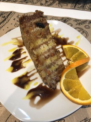 Pastel zanahoria  at Tulsi in Barcelona