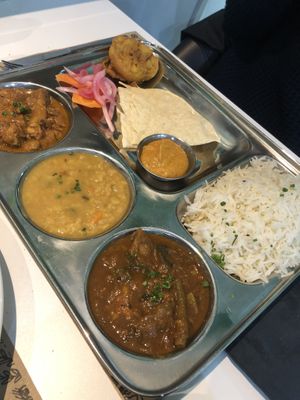 Thali at Tulsi in Barcelona
