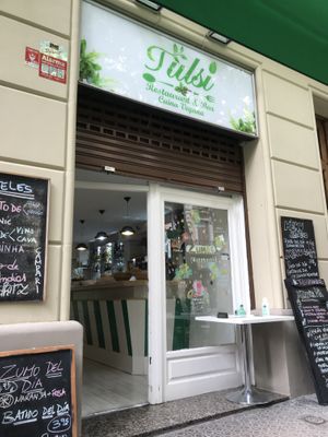 Tulsi entrance at Tulsi in Barcelona