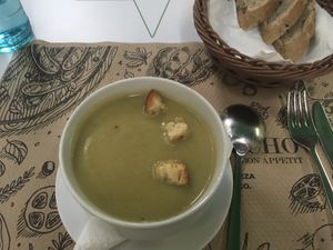 Crema de calabacín  at Tulsi in Barcelona