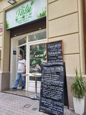 Daily menu at Tulsi in Barcelona