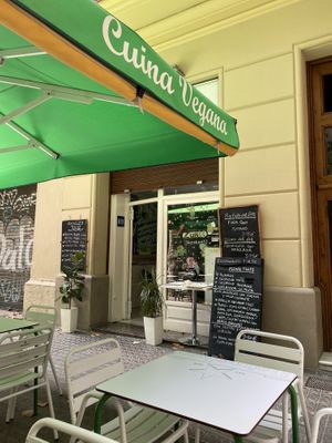 The outside at Tulsi in Barcelona