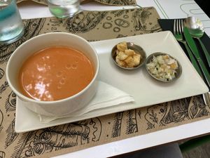Gazpacho Andalus at Tulsi in Barcelona