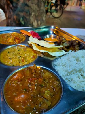 Thali at Tulsi in Barcelona