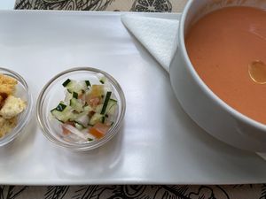 Gazpacho  at Tulsi in Barcelona