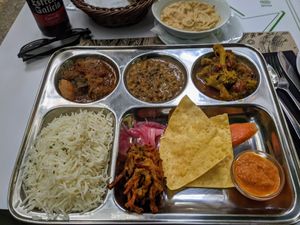 Thali at Tulsi in Barcelona