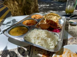 Excellent thali at Tulsi in Barcelona