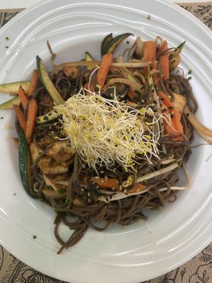 Stir fry at Tulsi in Barcelona