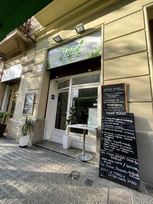 Entrance at Tulsi in Barcelona