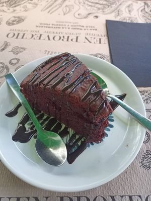 Cake of the day at Tulsi in Barcelona