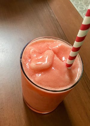 Erdbeer-Zitronenlimonade  at Tulsi in Barcelona