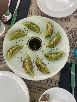 Gyoza 8 pc  at Tulsi in Barcelona