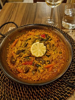 When in Spain...Paella! at Tulsi in Barcelona