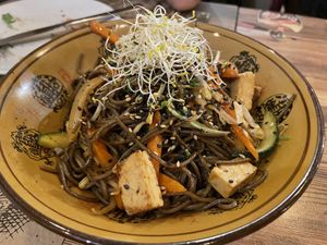 Yakisoba  at Tulsi in Barcelona
