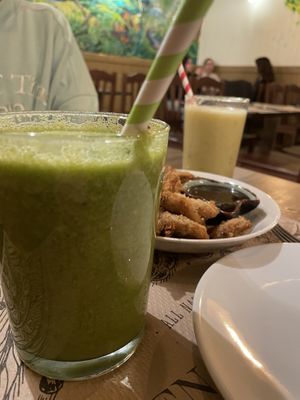 Super juices 0,5L #Veganuary at Tulsi in Barcelona