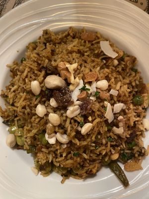 Hindu rice #Veganuary at Tulsi in Barcelona