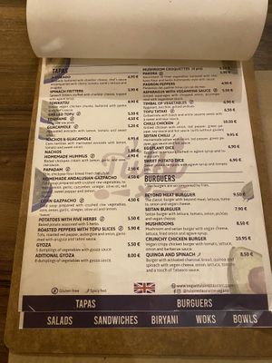 Menu 1  at Tulsi in Barcelona