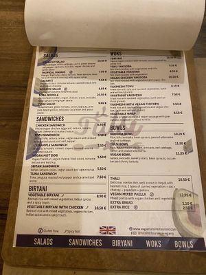 Menu 2  at Tulsi in Barcelona