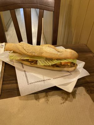 ‘Chicken’ sandwich   at Tulsi in Barcelona
