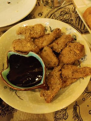 Fried chicken at Tulsi in Barcelona