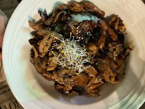 Heura teriyaki  at Tulsi in Barcelona